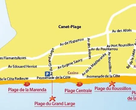 Front De Mer: Chic Seaside With Pool In Canet-en-Roussillon